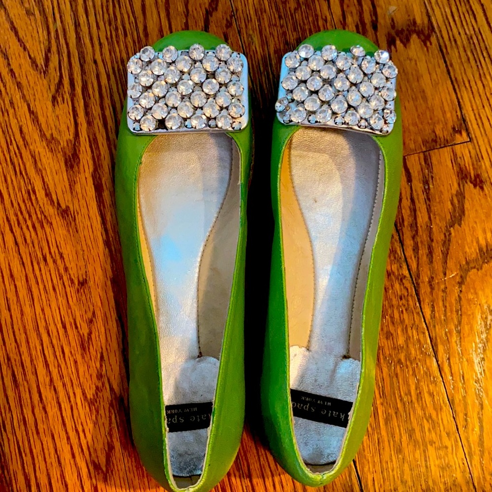 Kate spade ballet flats with stones